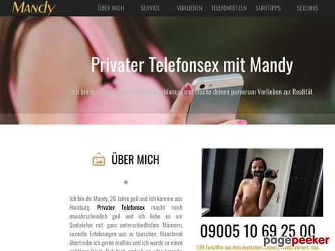 Abartiger Telefonsex mit der Privatfotze Mandy